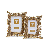 Golden Laurel Photo Frame