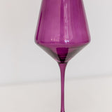 Estelle Colored Wine Glass Stemware