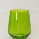 Estelle Colored Glass Stemless Wine