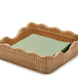 Scalloped Edge Napkin Holder