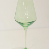 Estelle Colored Wine Glass Stemware