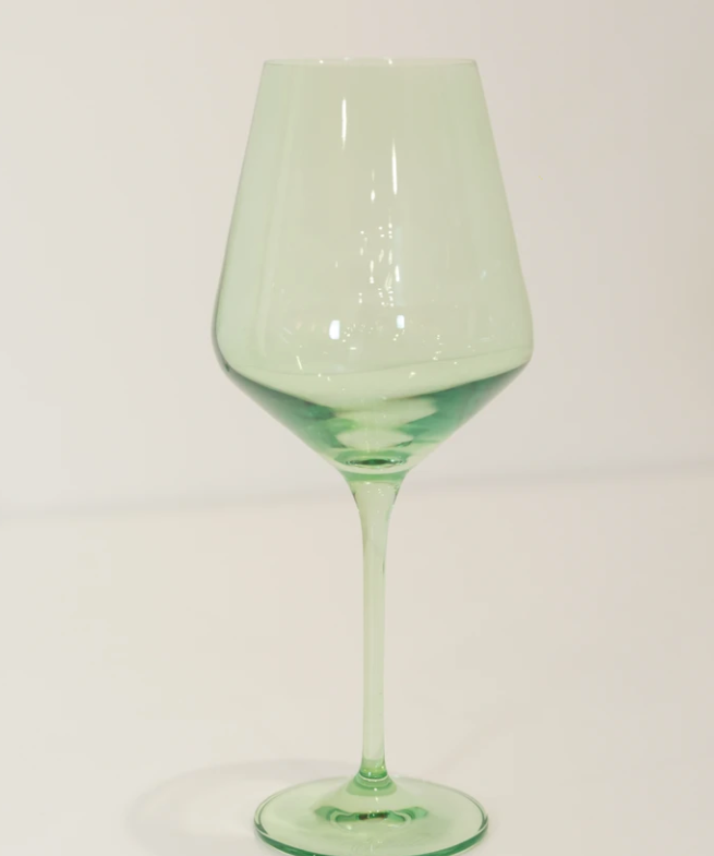 Estelle Colored Wine Glass Stemware