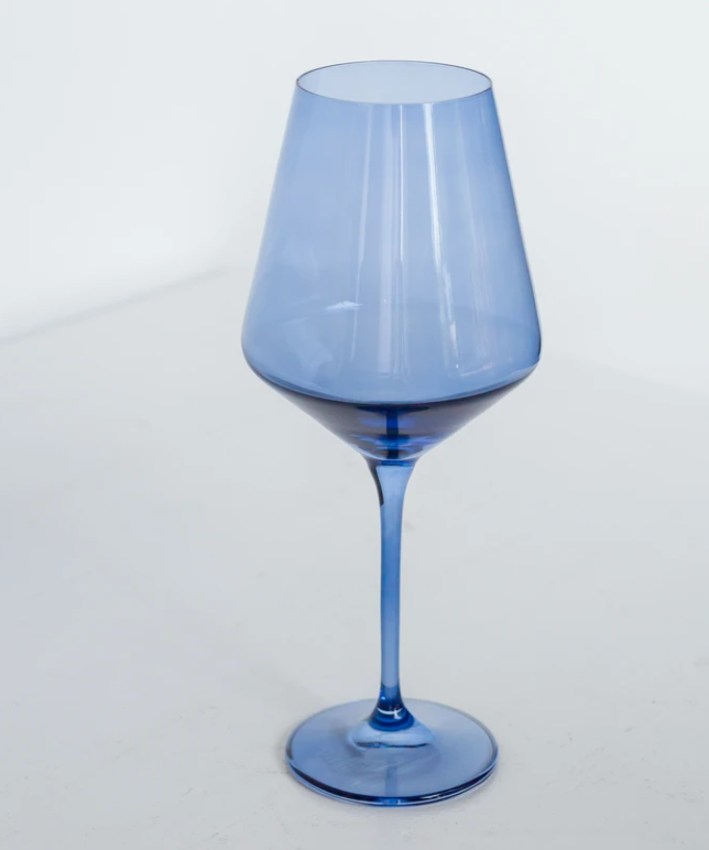 Estelle Colored Wine Glass Stemware