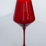 Estelle Colored Wine Glass Stemware
