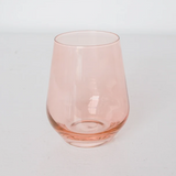 Estelle Colored Glass Stemless Wine
