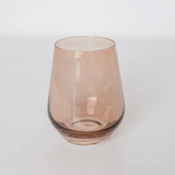 Estelle Colored Glass Stemless Wine