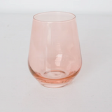 Estelle Colored Glass Stemless Wine