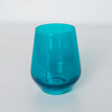 Estelle Colored Glass Stemless Wine