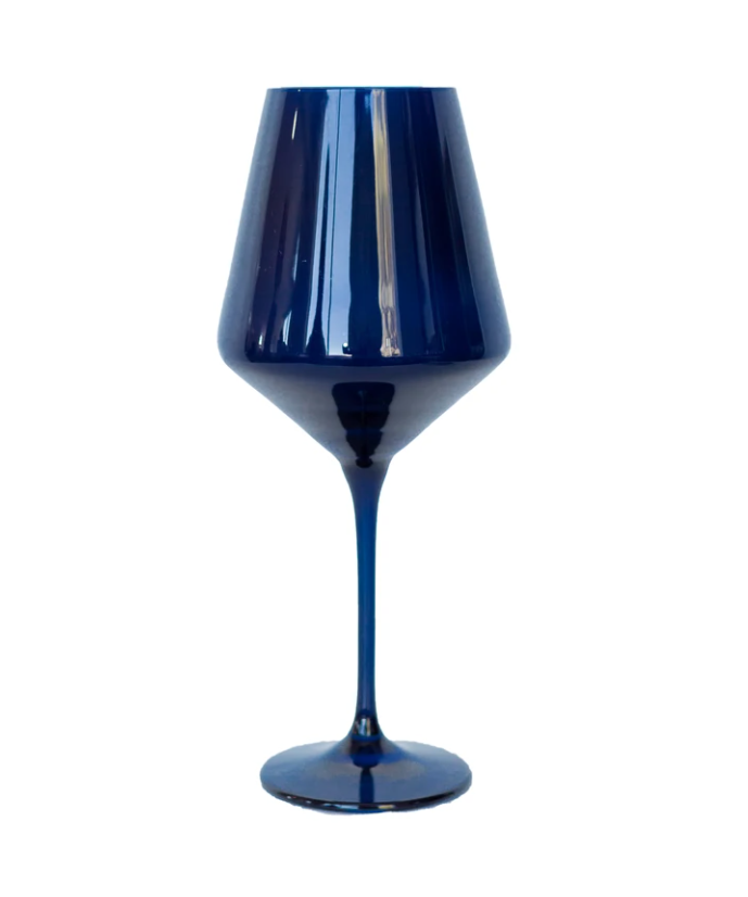 Estelle Colored Wine Glass Stemware