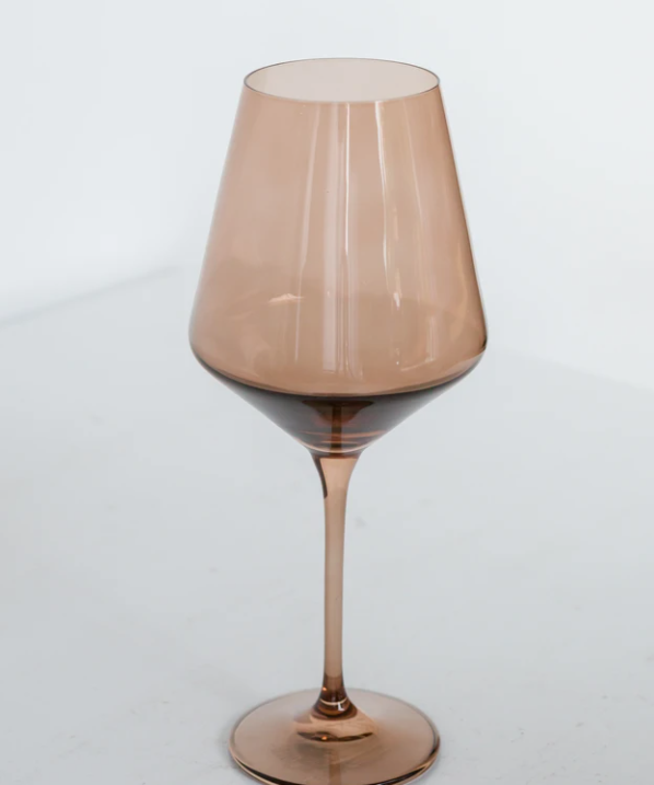 Estelle Colored Wine Glass Stemware