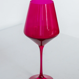 Estelle Colored Wine Glass Stemware