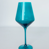 Estelle Colored Wine Glass Stemware