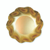 Wavy Gold Appetizer Plate