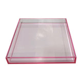 SQUARE LUCITE TRAY