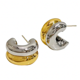 Dual Metal Hoops