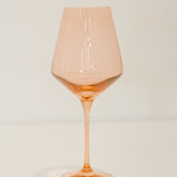 Estelle Colored Wine Glass Stemware