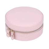 Olivia Round Jewelry Box in Pink