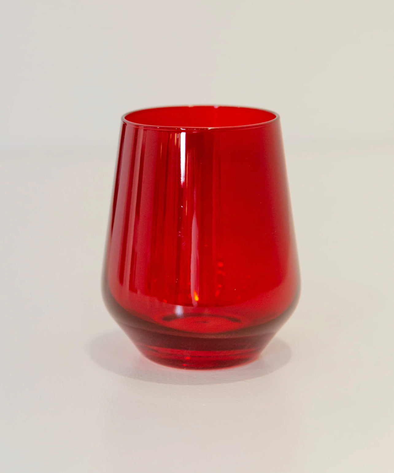 Estelle Colored Glass Stemless Wine