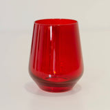 Estelle Colored Glass Stemless Wine